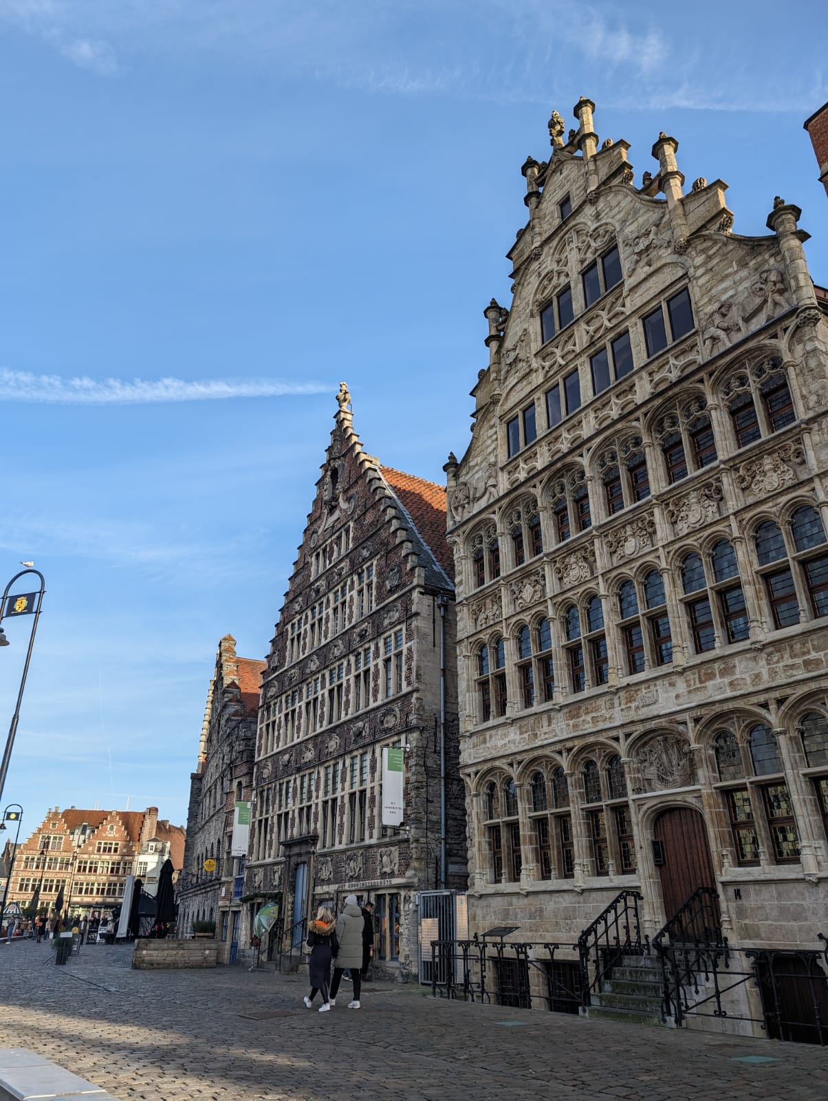 The centre of Ghent, traditional architecture 