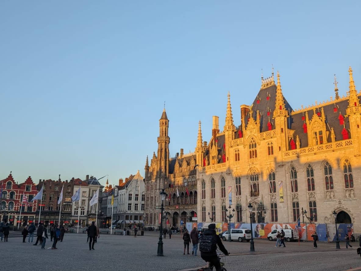 The centre of Bruges.